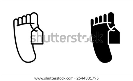 Dead body icon set. Death rate icon. morgue symbol. vector illustration on white background