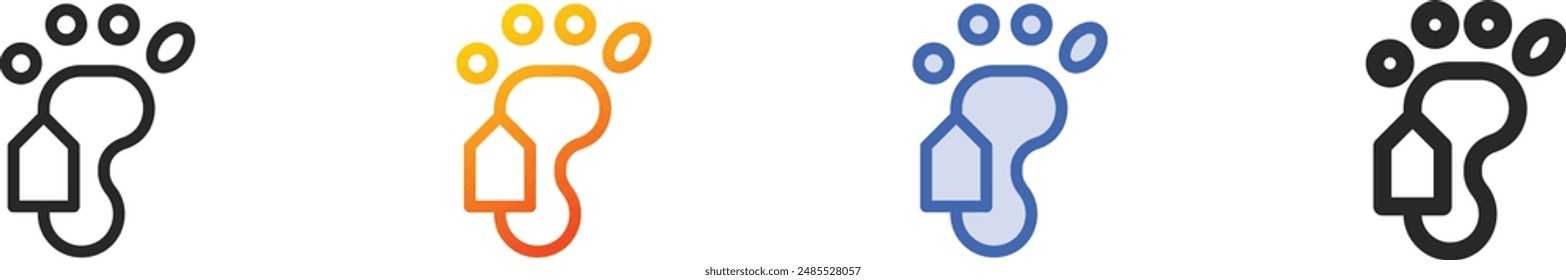 Icono de cuerpo muerto.Diseño lineal delgado, degradado, trazo azul y estilo audaz aislado sobre fondo blanco