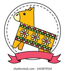 dead of dead celebration pinata vector illustration design