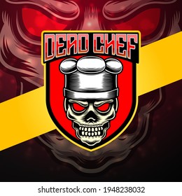 Dead chef esport mascot logo design