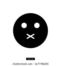 diseño simple con icono emoji muerto