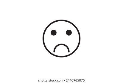  Dead emoticon outline icon. linear style sign for mobile concept and web design. Sad smiley face emoji simple line vector icon. Symbol, logo illustration. Pixel perfect vector graphics
