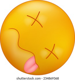 Dead emoticon smiley