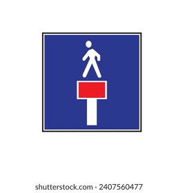 Dead end road, pedestrians or cyclists can access it