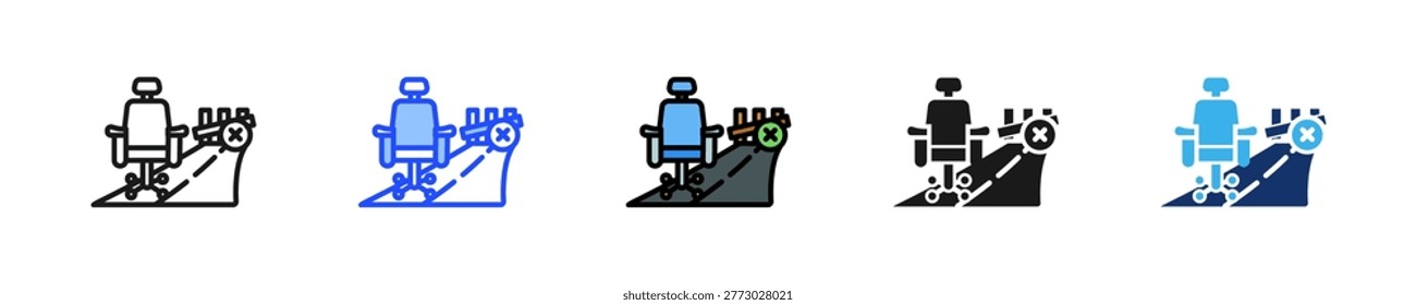Dead End Role Icon Collection With Multiple Styles