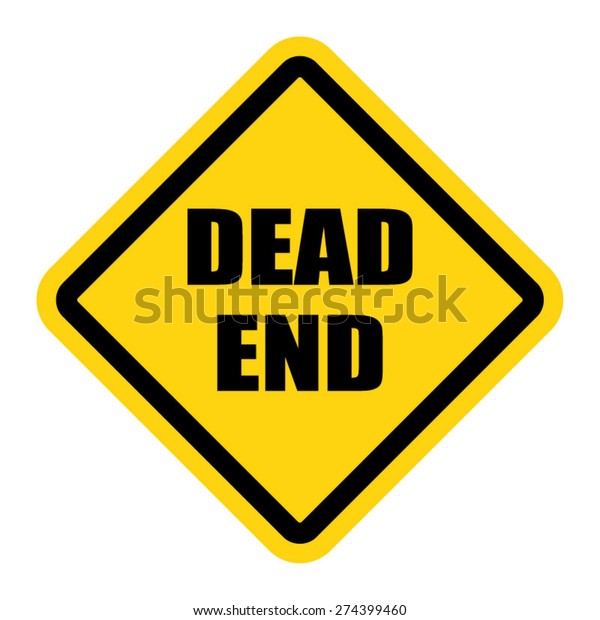 Dead End Sign Stock Vector (Royalty Free) 274399460