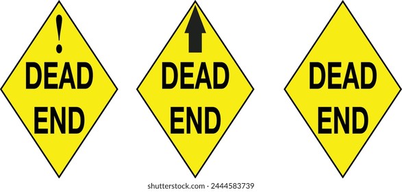 dead end.traffic sign icon. dead end symbol package. traffic lights. road symbol road. warning. caution. prohibition. driving safety. svg
