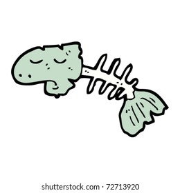 dead fish cartoon