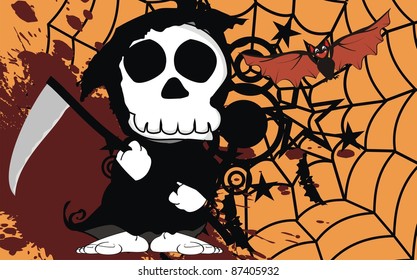 dead funny cartoon background in vector format
