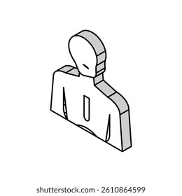 dead halloween isometric icon vector. dead halloween sign. isolated symbol illustration