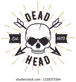 Dead Head - Tee Design For Printing