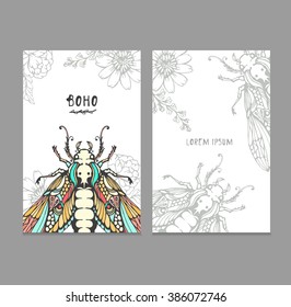 dead head vector illustration, vector card
