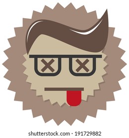 dead hipster illustration