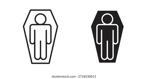Totes Icon-Konzept für Infografik, Website oder App.
