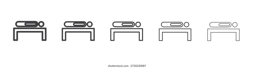 Diseño de icono muerto, logotipo, App, interfaz de usuario. Ilustración vectorial, EPS