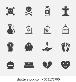 Dead Icon Set.