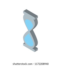 Dead isometric left top view 3D icon