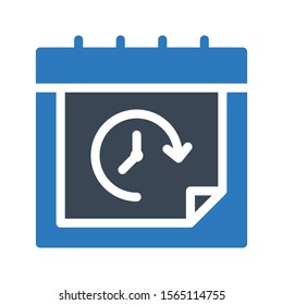 dead line vector glyph colour icon 