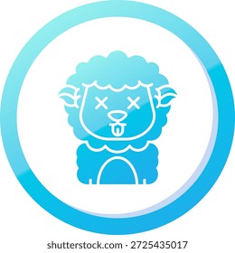 Projeto de ícone de vetor de linha morta