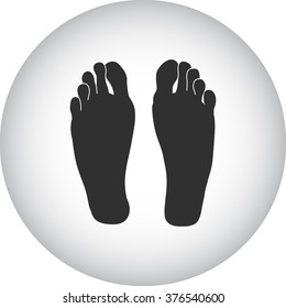 Dead man morgue simple icon on colorful round background