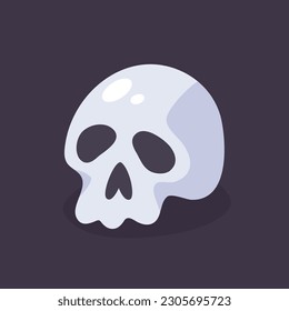 dead man skull cartoon halloween night horror