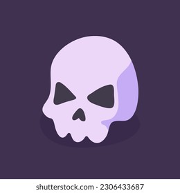 dead man skull cartoon halloween night horror