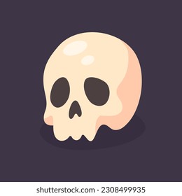 dead man skull cartoon halloween night horror
