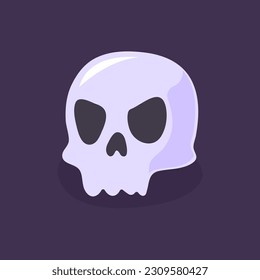 dead man skull cartoon halloween night horror