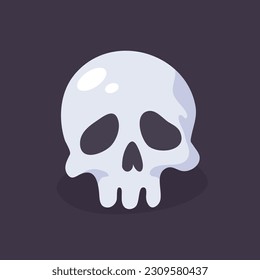 dead man skull cartoon halloween night horror