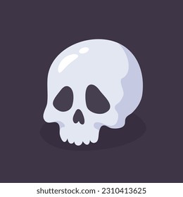 dead man skull cartoon halloween night horror