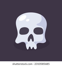 dead man skull cartoon halloween night horror