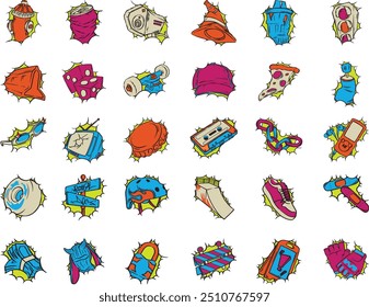 Dead Object Illustration Lifestyle Pack