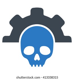 Dead Options vector icon. Style is bicolor flat icon symbol, smooth blue colors, white background.