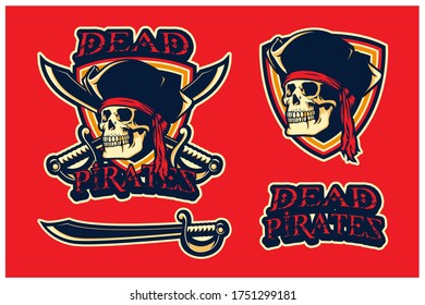 Dead Pirates Mascot Logo Esport