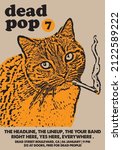 Dead Pop Gig Poster Flyer Template