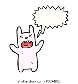 dead rabbit cartoon