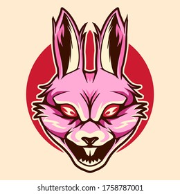 dead rabbit vector illustration design isolated on light background