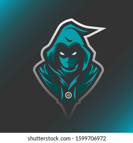 dead Reaper Mascot Gaming Esport Logo Illustration Template