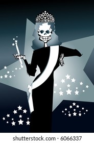 dead series - body and beauty (metaphorical illustration)
