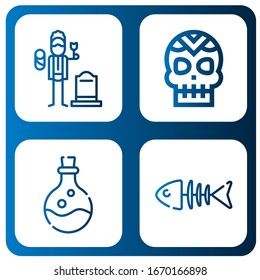 dead simple icons set. Contains such icons as Widower, Skull, Poison, Fish bone, can be used for web, mobile and logo