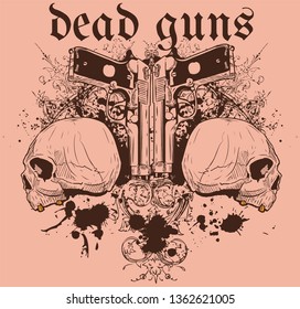 Dead skulls and guns 