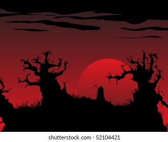 Dead Tree at Dusk
