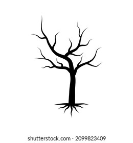 Dead Tree Icon Design Template Vector Isolated 