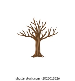 Dead Tree Illustration Clipart Icon Stock Vector (Royalty Free ...