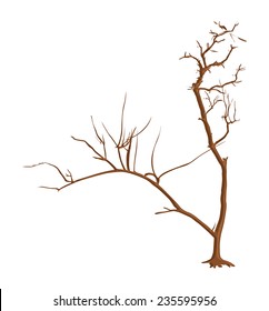 Dead Tree Vector Art