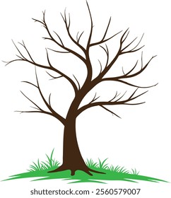 Dead Tree vector art illustration 