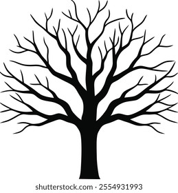 dead tree in winter setting branch 