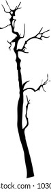 Dead Tree without Leaves Vector