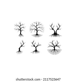 Dead Tree without Leaves Vector