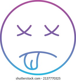 Dead vector icon. Can be used for printing, mobile and web applications.